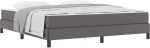 vidaXL Κρεβάτι με στρώμα Γκρι 180 x 200 cm Τεχνητό δέρμα