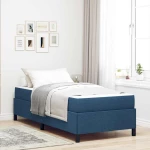 vidaXL Κρεβάτι με ελατήρια Μπλε και Μαύρο 80 x 200 cm