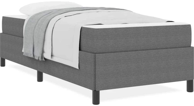 vidaXL Σκελετός Κρεβατιού Ανοιχτό γκρι 80 x 200 cm Βελούδο