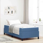 vidaXL Σκελετός Κρεβατιού Μπλε 90 x 200 cm Βελούδο