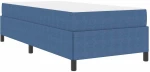 vidaXL Σκελετός Κρεβατιού Μπλε 90 x 200 cm Βελούδο
