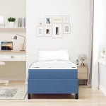 vidaXL Σκελετός Κρεβατιού Μπλε 90 x 200 cm Βελούδο