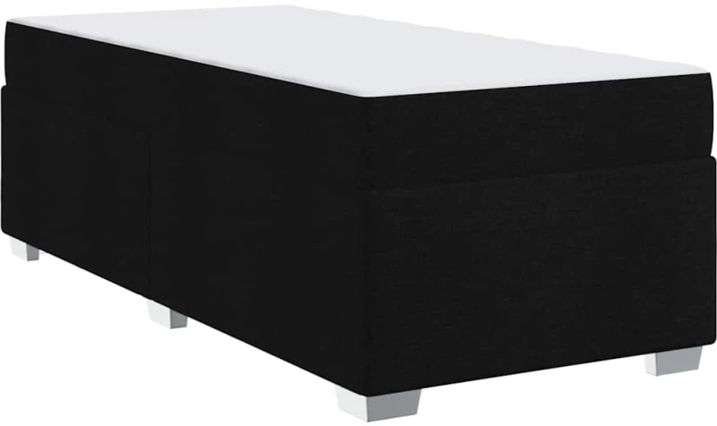 vidaXL Σκελετός Κρεβατιού Μαύρο 100 x 200 cm ύφασμα