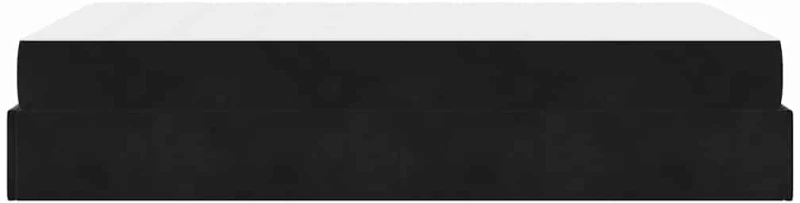 vidaXL Σκελετός Κρεβατιού με στρώμα Μαύρο 120 x 200 cm Βελούδο