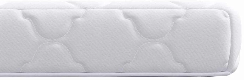vidaXL Στρώμα με Στρώση Καρύδας Λευκό 200 x 160 εκατοστά PU Αφρός