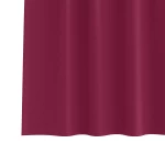 vidaXL Κουρτίνες με κουρτίνες 2 pcs Μπορντό 225x140εκ. Πολυεστέρας