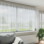 vidaXL Κουρτίνες με κουρτίνες Λευκό 600 x 180 εκ Πολυεστέρας