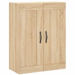 vidaXL Ντουλάπι Sonoma δρυς 69,5 x 34 x 180 εκ. από Επεξεργασμένο Ξύλο