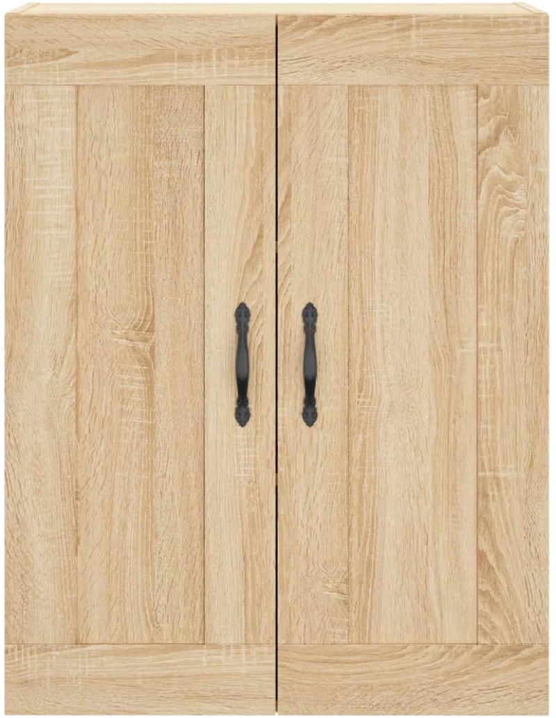 vidaXL Ντουλάπι Sonoma δρυς 69,5 x 34 x 180 εκ. από Επεξεργασμένο Ξύλο