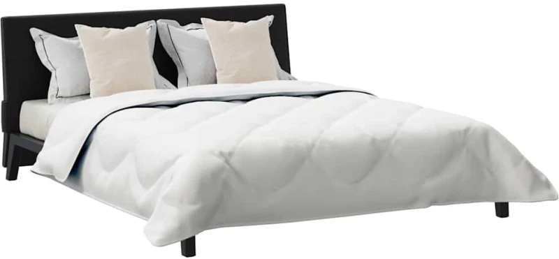 vidaXL Πάπλωμα με μαξιλάρι 3 pcs Λευκό 240 x 220 cm Μικροΐνες