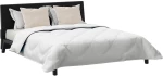 vidaXL Παπλωμα με Μαξιλάρια Argyle 3 pcs Λευκό 240 x 260 εκ. Μικροΐνες