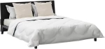vidaXL Παπλωμα με Μαξιλάρια Argyle 3 pcs Λευκό 200 x 200 cm Μικροΐνες