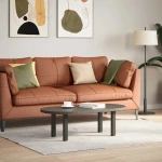 vidaXL Πόδια Τραπεζιού Σαλονιού 4 τεμ. Ανθρακί 42-44 εκ. Ατσάλι