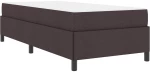 vidaXL Κρεβάτι με ελατήρια Καφέ και Μαύρο 90 x 190 cm