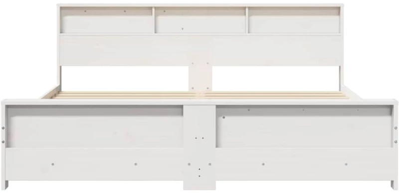 vidaXL Σκελετός Κρεβατιού Λευκό 180 x 200 cm Μασίφ ξύλο πεύκου