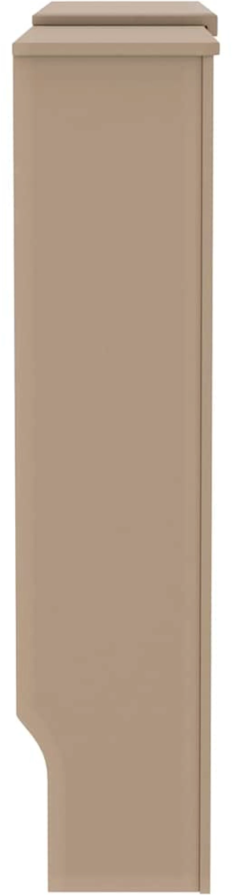 vidaXL Κάλυμμα καλοριφέρ 2 pcs Καφέ 112x19x81.5cm Συνθετικόξύλο