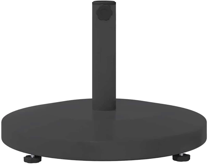 vidaXL Εξωτερική βάση ομπρέλας Σκούρο γκρι 48 x 48 x 32 εκ.