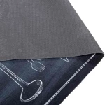 vidaXL Χαλί Κουζίνας Toile Μαύρο 180 x 60 cm Βελούδο
