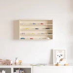 vidaXL Ξύλινη βιτρίνα συλλεκτών Καφέ 60 x 8.5 x 37 εκ. Κόντρα πλακέ