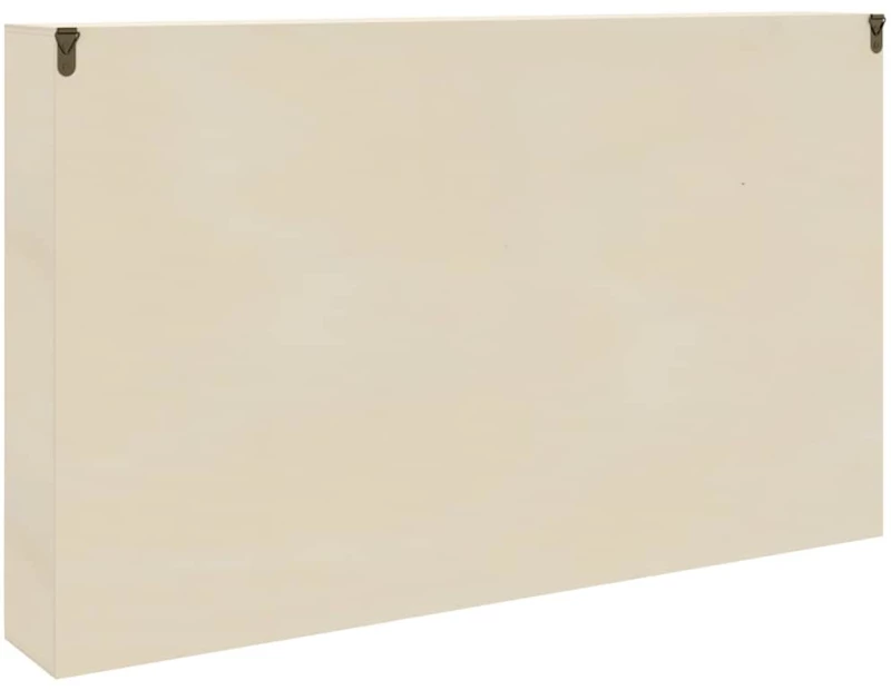 vidaXL Ξύλινη βιτρίνα συλλεκτών Καφέ 60 x 8.5 x 37 εκ. Κόντρα πλακέ