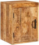 vidaXL Κομοδίνο 2 pcs Καφέ 35 x 33 x 48 εκ Στερεό ξύλο μάνγκο