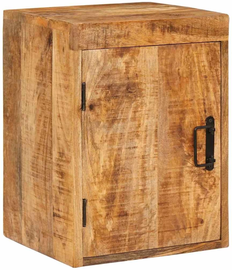 vidaXL Κομοδίνο 2 pcs Καφέ 35 x 33 x 48 εκ Στερεό ξύλο μάνγκο