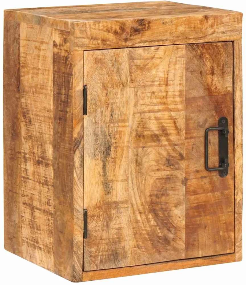 vidaXL Κομοδίνο 2 pcs Καφέ 35 x 33 x 48 εκ Στερεό ξύλο μάνγκο