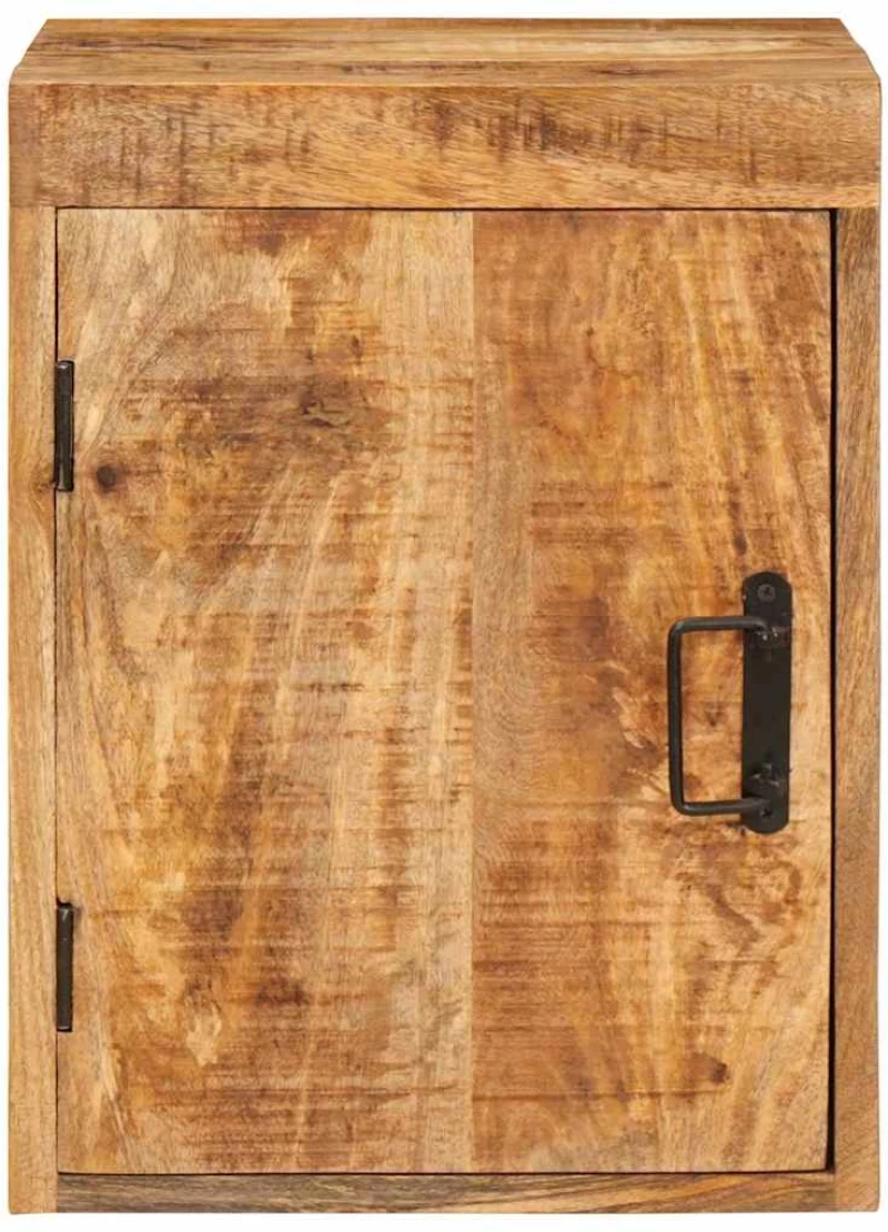vidaXL Κομοδίνο 2 pcs Καφέ 35 x 33 x 48 εκ Στερεό ξύλο μάνγκο