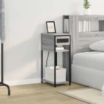 vidaXL Κομοδίνο Γκρι sonoma 41 x 28 x 76 εκ. Επεξεργασμένο ξύλο