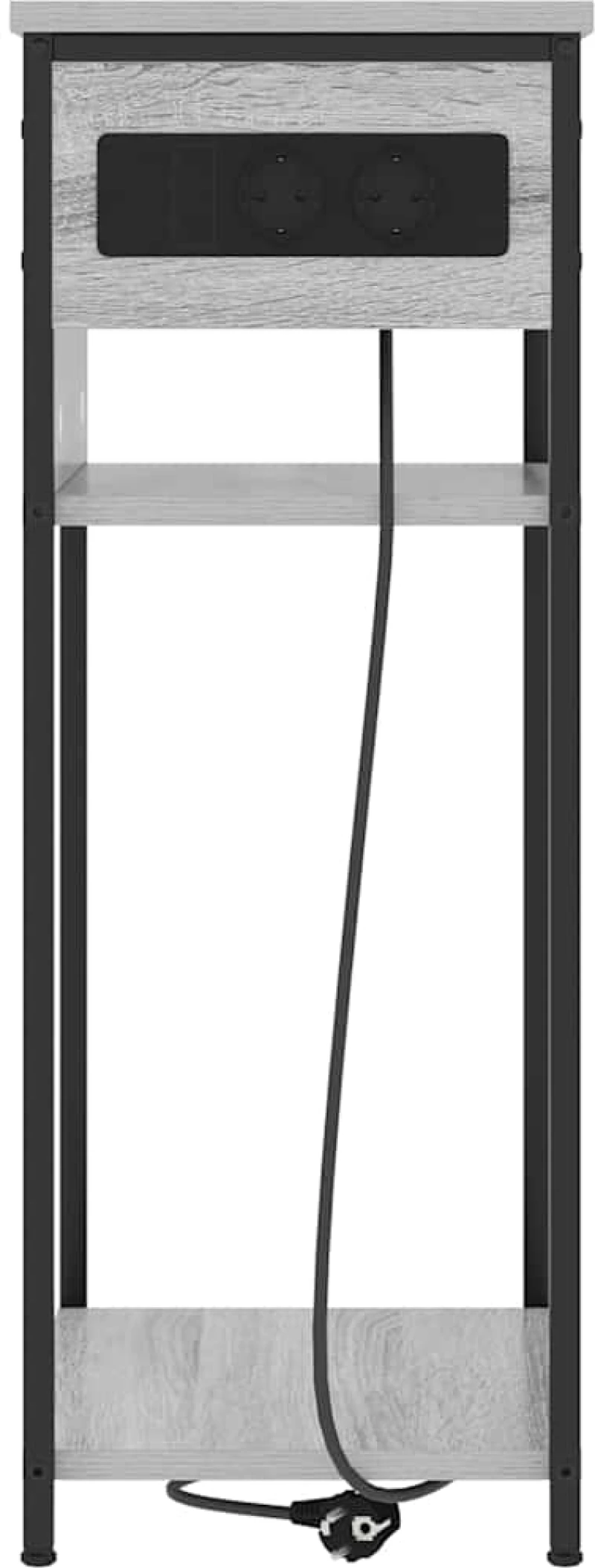 vidaXL Κομοδίνο Γκρι sonoma 41 x 28 x 76 εκ. Επεξεργασμένο ξύλο