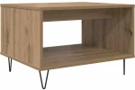 vidaXL Τραπεζάκι σαλονιού artisan δρυς 60 x 50 x 40 εκ