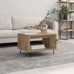 vidaXL Τραπεζάκι σαλονιού artisan δρυς 60 x 50 x 40 εκ