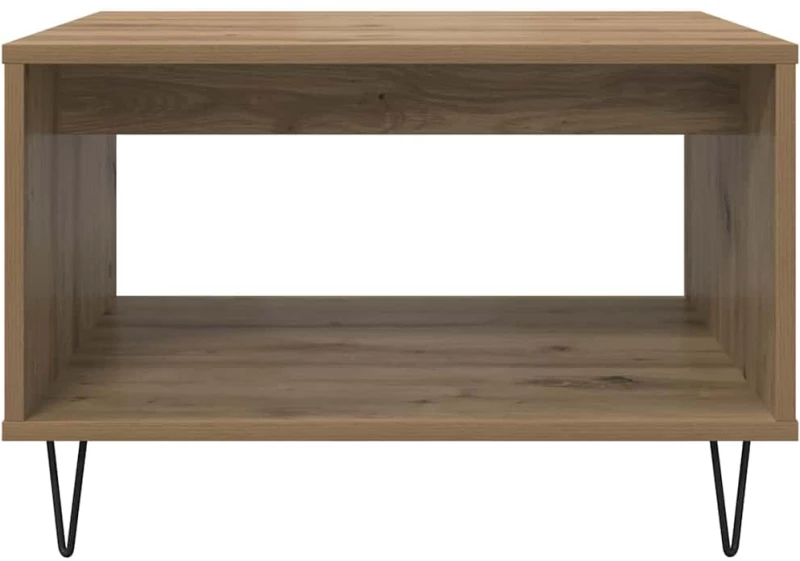 vidaXL Τραπεζάκι σαλονιού artisan δρυς 60 x 50 x 40 εκ