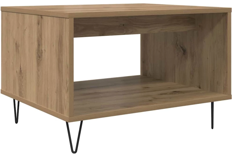 vidaXL Τραπεζάκι σαλονιού artisan δρυς 60 x 50 x 40 εκ