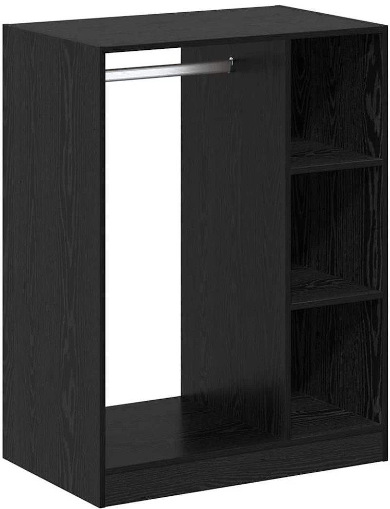 vidaXL Ντουλάπι με ράφι Μαύρη δρυς 77 x 48 x 102 cm Επεξεργασμένο ξύλο