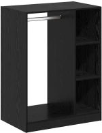 vidaXL Ντουλάπι με ράφι Μαύρη δρυς 77 x 48 x 102 cm Επεξεργασμένο ξύλο