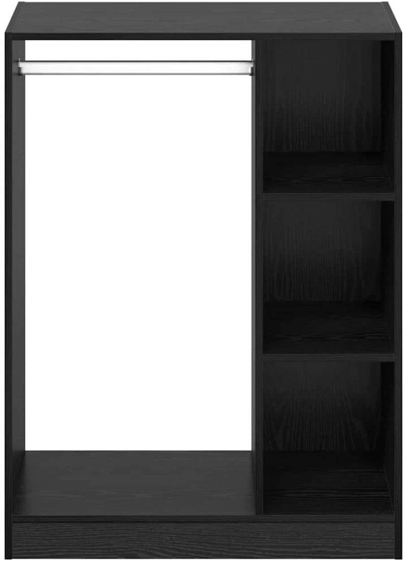 vidaXL Ντουλάπι με ράφι Μαύρη δρυς 77 x 48 x 102 cm Επεξεργασμένο ξύλο