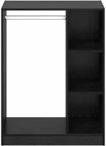 vidaXL Ντουλάπι με ράφι Μαύρη δρυς 77 x 48 x 102 cm Επεξεργασμένο ξύλο