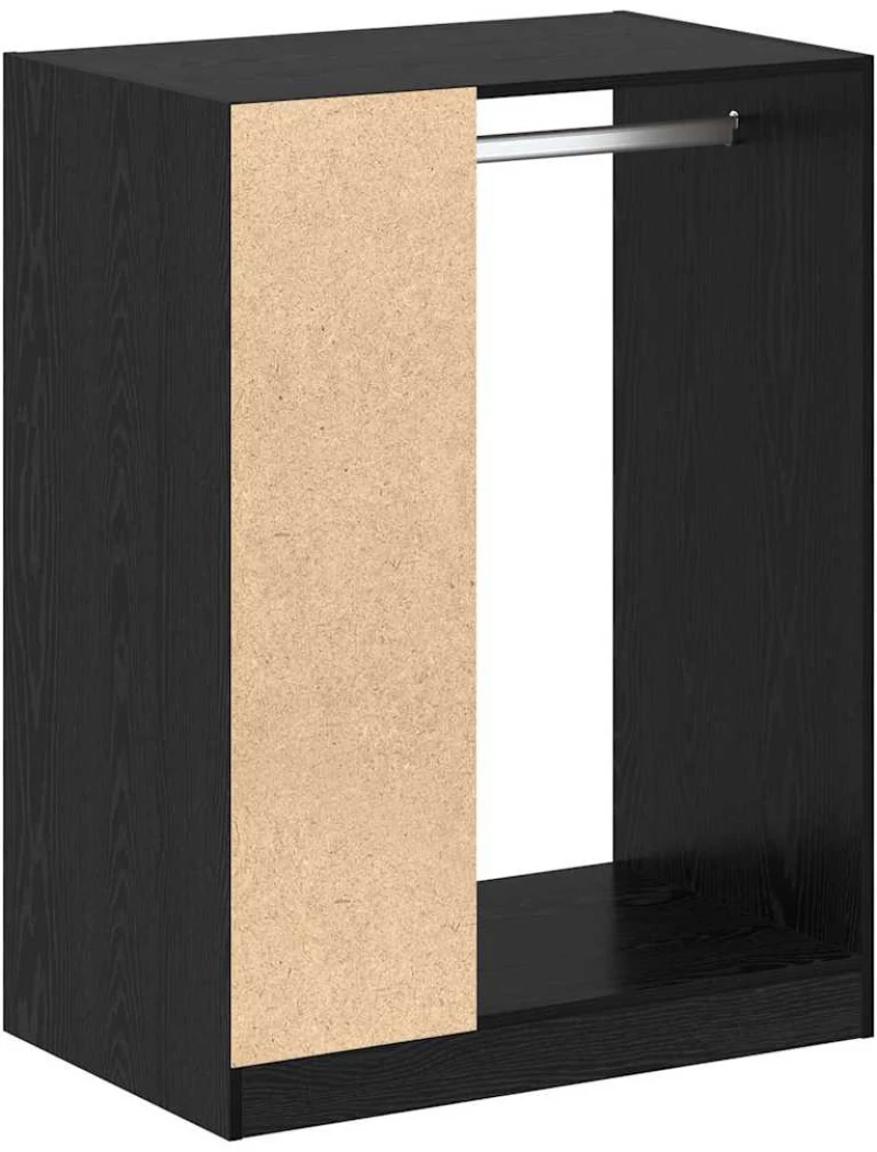 vidaXL Ντουλάπι με ράφι Μαύρη δρυς 77 x 48 x 102 cm Επεξεργασμένο ξύλο