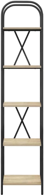 vidaXL Ράφι Βιβλίων Sonoma Δρυς 40 x 30 x 183 εκ Επεξεργασμένο ξύλο