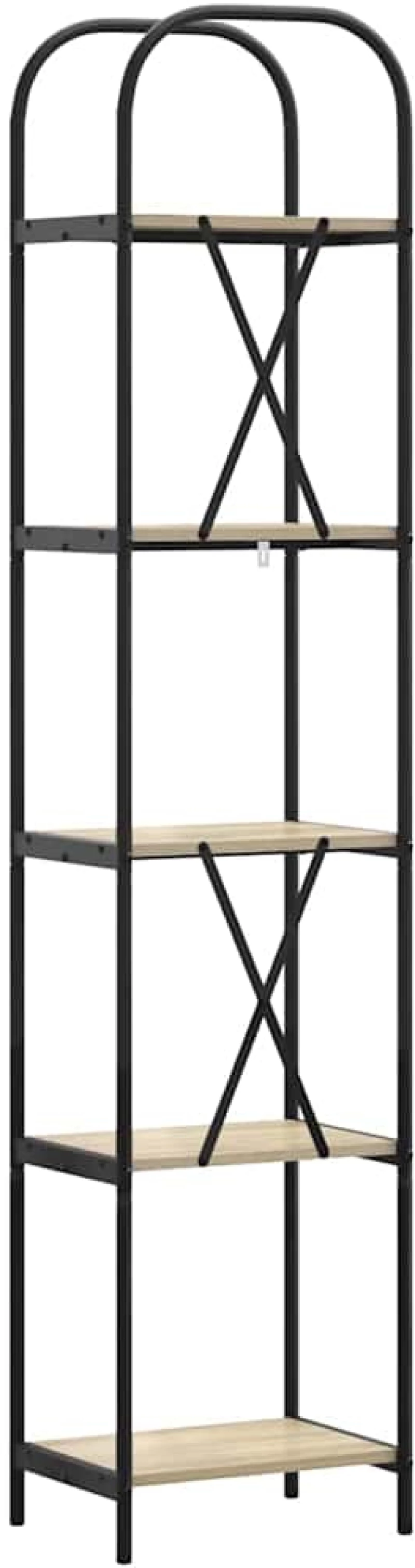 vidaXL Ράφι Βιβλίων Sonoma Δρυς 40 x 30 x 183 εκ Επεξεργασμένο ξύλο