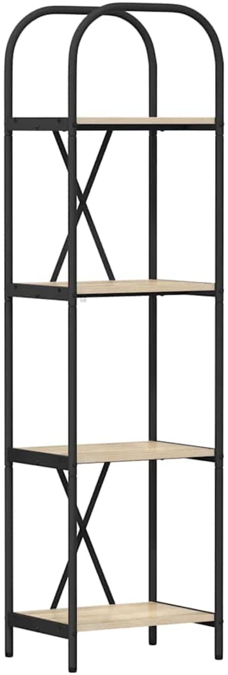 vidaXL Ράφι Βιβλίων Sonoma Δρυς 40 x 30 x 146 εκ Επεξεργασμένο ξύλο