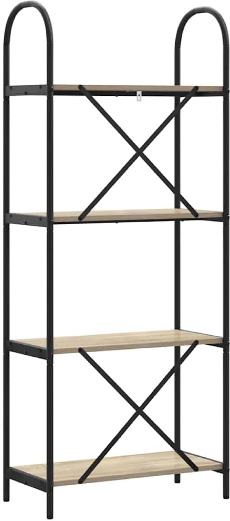 vidaXL Ράφι Βιβλίων Sonoma Δρυς 60 x 30 x 146 εκ Επεξεργασμένο ξύλο