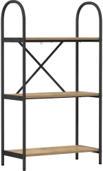 vidaXL Ράφι Βιβλίων artisan δρυς 60 x 30 x 109 εκ Επεξεργασμένο ξύλο
