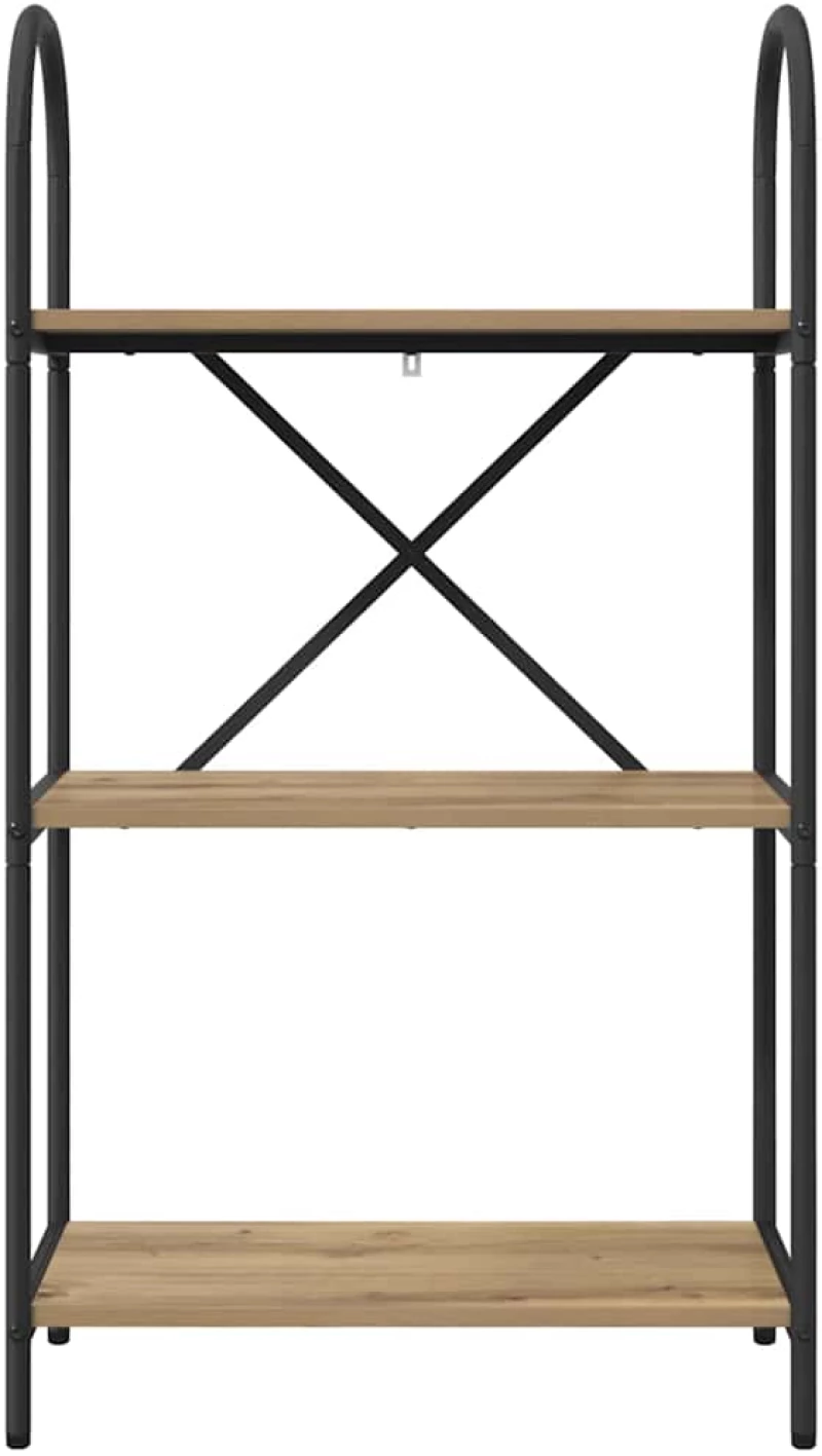vidaXL Ράφι Βιβλίων artisan δρυς 60 x 30 x 109 εκ Επεξεργασμένο ξύλο