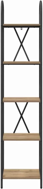 vidaXL Ράφι Βιβλίων artisan δρυς 40 x 30 x 183 εκ Επεξεργασμένο ξύλο
