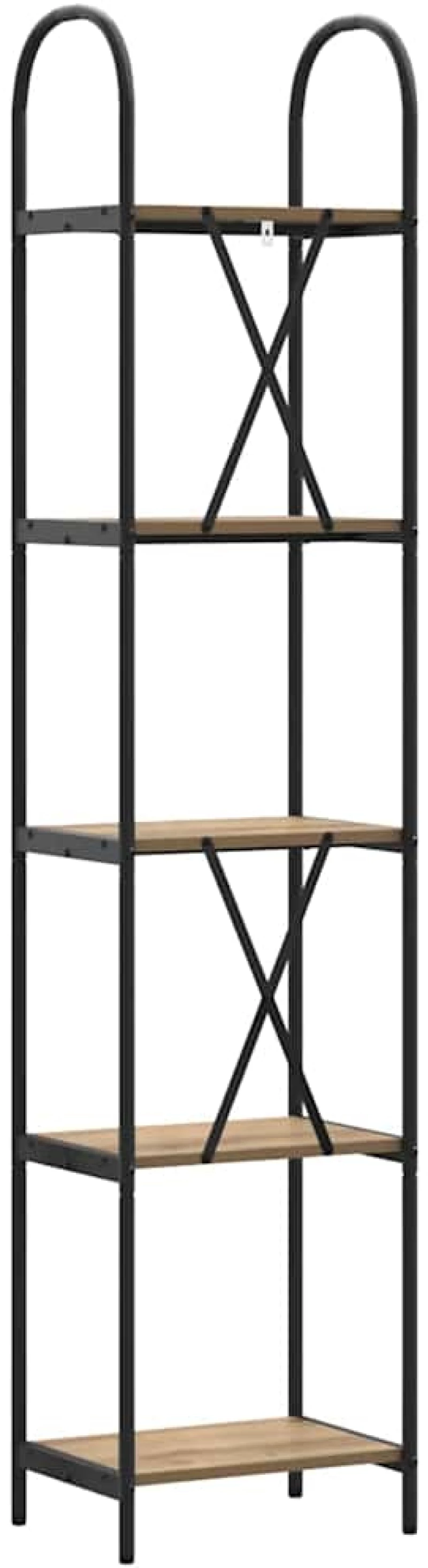 vidaXL Ράφι Βιβλίων artisan δρυς 40 x 30 x 183 εκ Επεξεργασμένο ξύλο