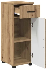 vidaXL Ντουλάπι Μπάνιου με συρτάρι artisan δρυς 30 x 35 x 80 εκ