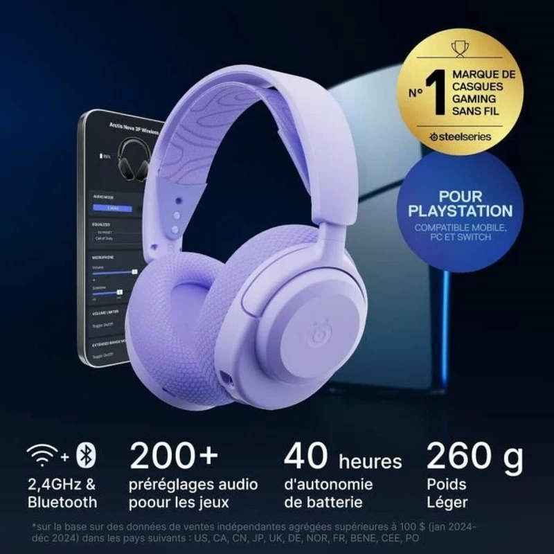 Ακουστικά SteelSeries Arctis Nova 3PW
