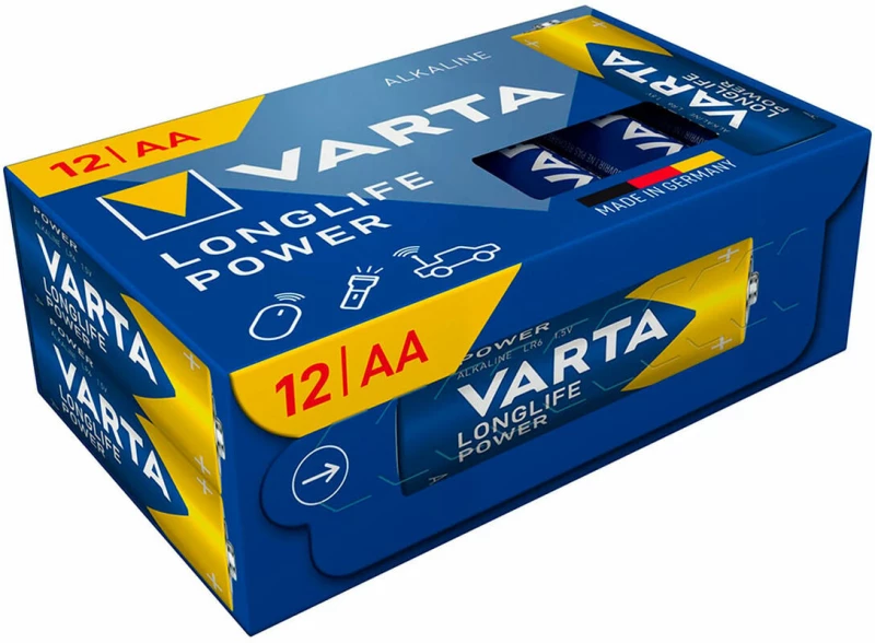 Μπαταρίες Varta longlife power cube aa - lr06 1,5 V AA LR06 (12 Μονάδες) (12 Τεμάχια)
